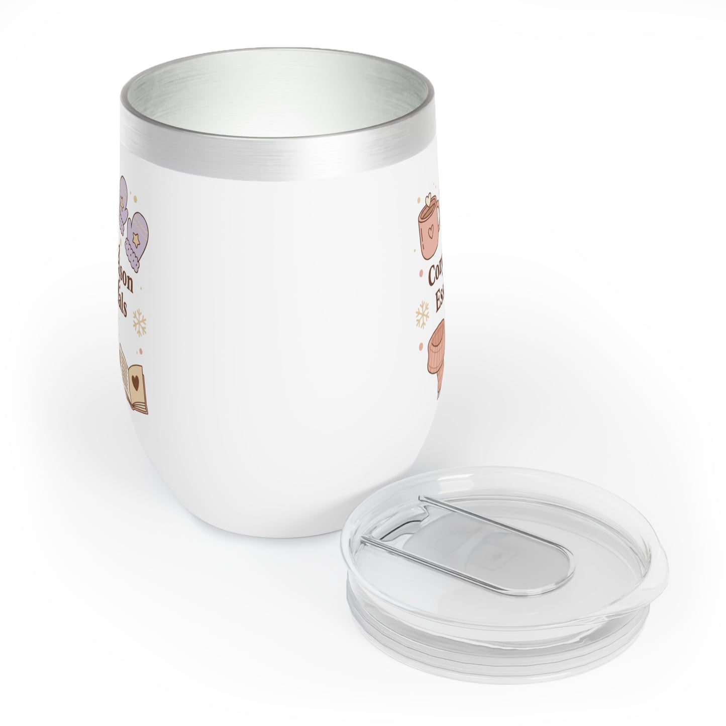 Cozy Season Essentials – Winter Wine Tumbler | Aesthetic Fall & Holiday Gift for Her