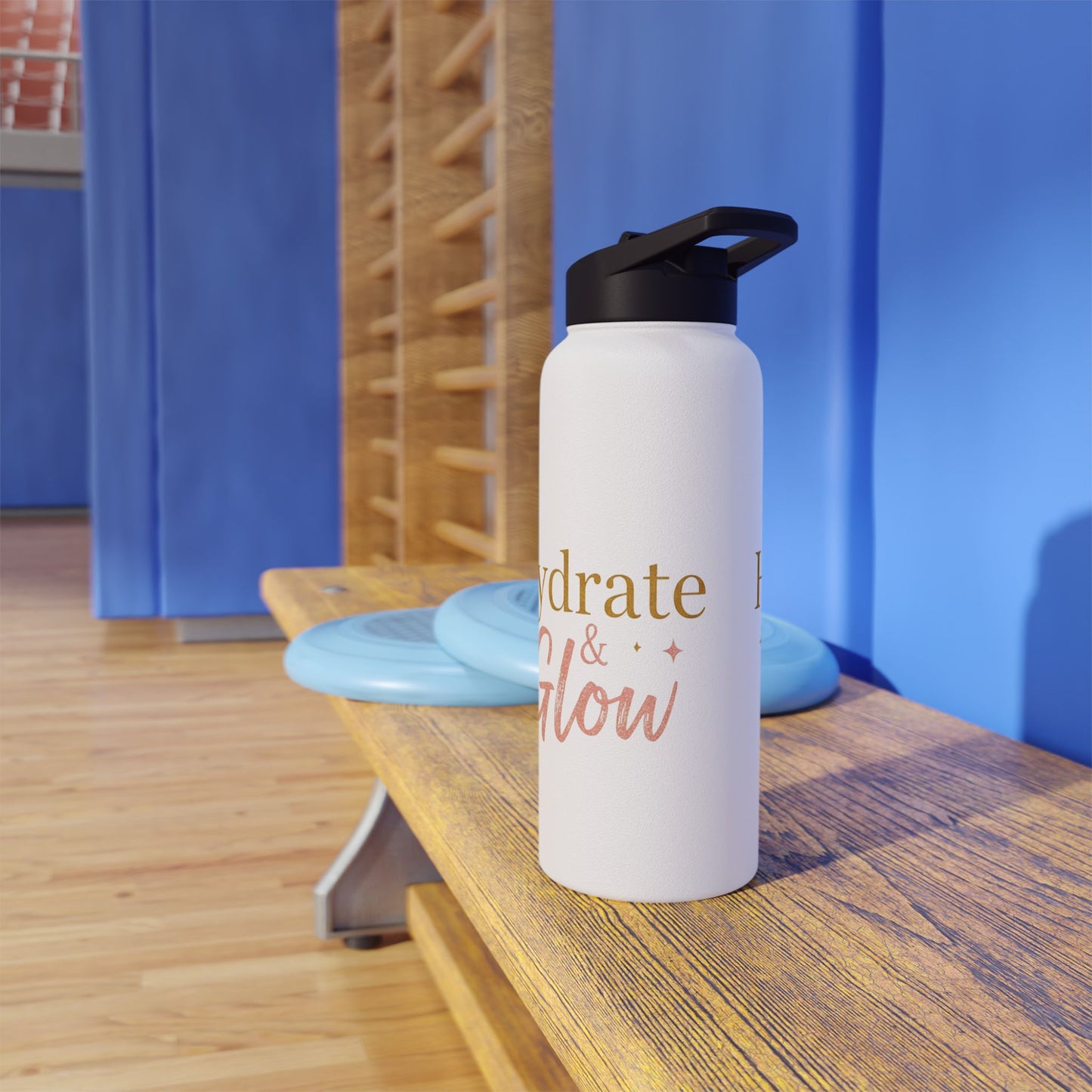 Hydrate & Glow – Aesthetic Stainless Steel Water Bottle | Wellness, Fitness & Self-Care Gift