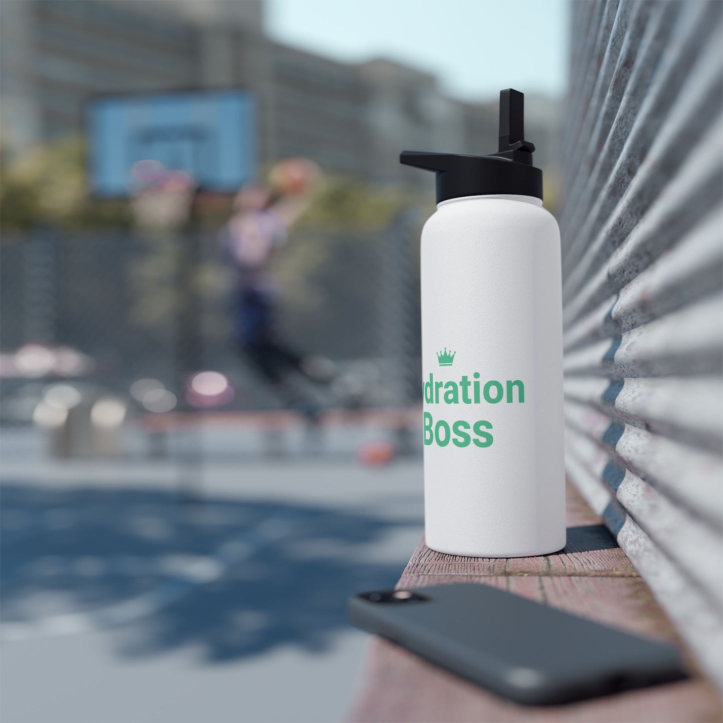 Hydration Boss – Funny Stainless Steel Water Bottle | Fitness, Gym & Motivation Gift