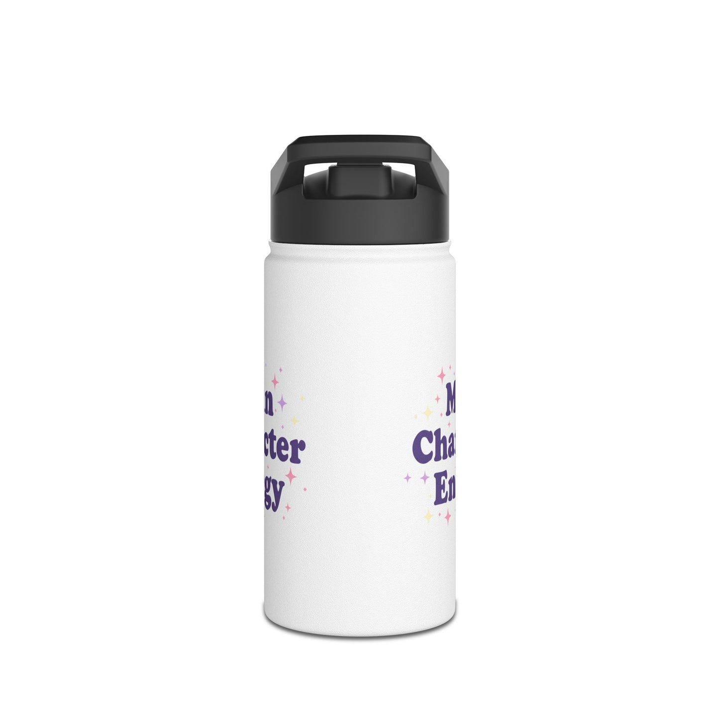 Main Character Energy – Aesthetic Stainless Steel Water Bottle | Motivational & Trendy Hydration Gift